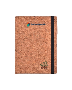 EcoKraft Eco Friendly Notebook- Natural Cork- A5- 210 Pages